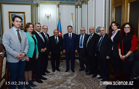 Президент НАНА принял делегацию Каспийского стратегического института
