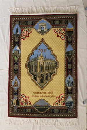 Ganja carpet presented to National Museum of Azerbaijan History