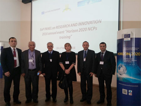 A group of delegates of ANAS was on a scientific trip to Kiev within “Horizon-2020”