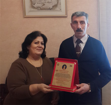 Директор Дома-музея Гусейна Джавида награжден Почетным дипломом «Славный жизненный путь»