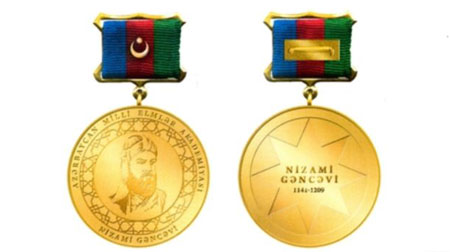 The two scientists were awarded "Gold Medal of the Republic of Azerbaijan on behalf of Nizami Ganjavi"