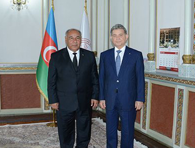 Meeting with President of Turkmenistan Academy of Sciences
