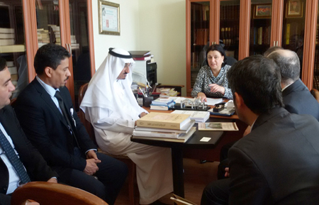 Director General of the Foundation behalf of the King Abdul-Aziz of Saudi Arabia visited ANAS Institute of Oriental Studies