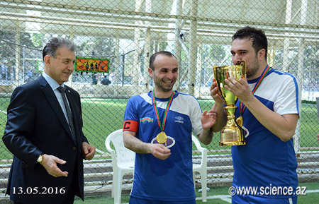 Награждены победители III футбольного чемпионата молодых ученых и специалистов
