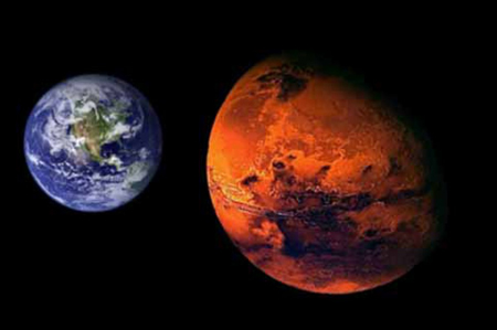 Astronomlar: Mars və Yer bu həftə maksimum yaxınlaşacaq
