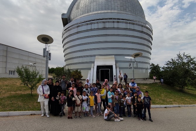 Şamaxı Astrofizika Rəsədxanasında şəhid və qazi övladları üçün yay düşərgəsi təşkil olunub