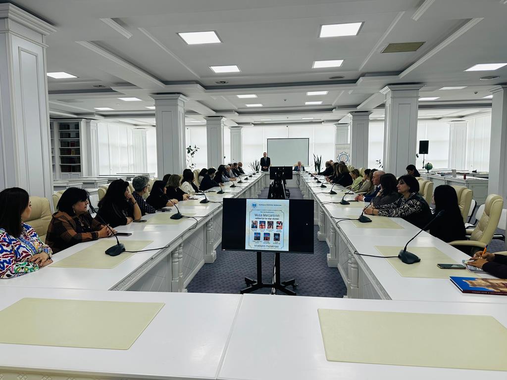 AMEA-da tarixçi alim Musa Mərcanlının kitablarının elmi müzakirəsi keçirilib