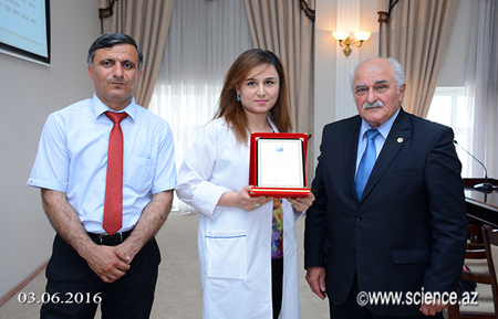 Awarding ceremony of young scientists and specialists of the Institute of Chemical Additives held