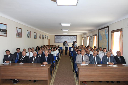 В Нахчыванском отделении НАНА состоялось очередное занятие «Лектория Гейдара Алиева»