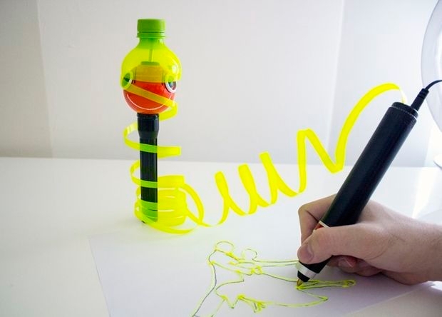 3D-ручка позволит переработать пластиковые бутылки