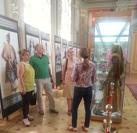 German guest visited the Azerbaijan National History Museum