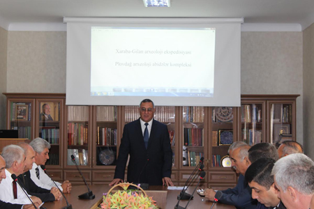 Nakhchivan Division held a report assembly related to the archeological excavations