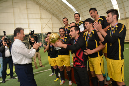 Awarded the winners of the first sports festival of ANAS