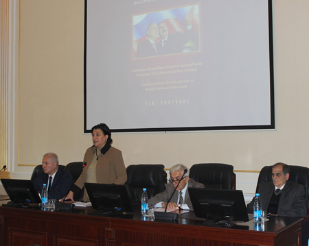 Состоялась научная конференция на тему «Ближневосточный кризис: вызовы XXI века и независимый Азербайджан»