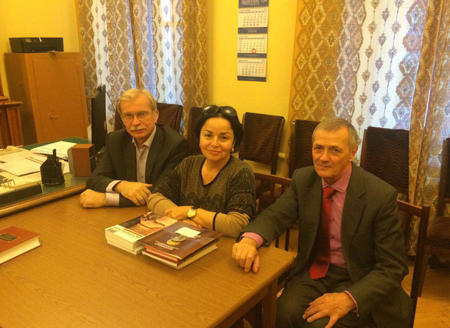 Находящаяся в командировке в России азербайджанский ученый провела ряд встреч
