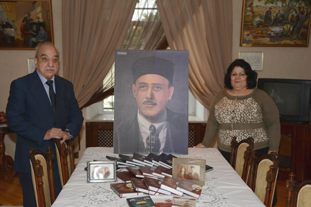 Commemorated outstanding playwright Huseyn Javid