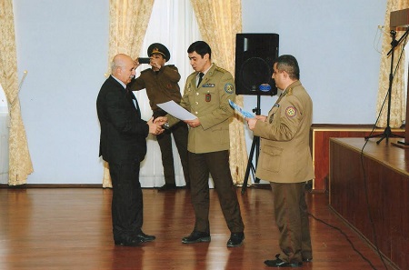 Второй особый отдел Войск гражданской обороны МЧС награжден Почетной грамотой НАНА