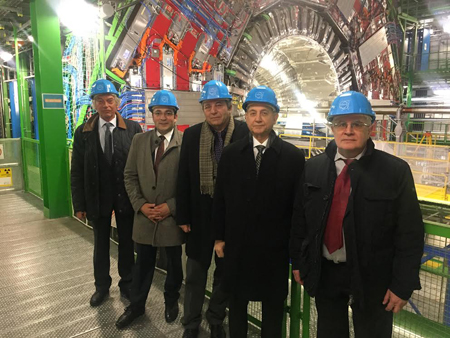 Azerbaijani delegation held discussions at the European Center for Nuclear Research