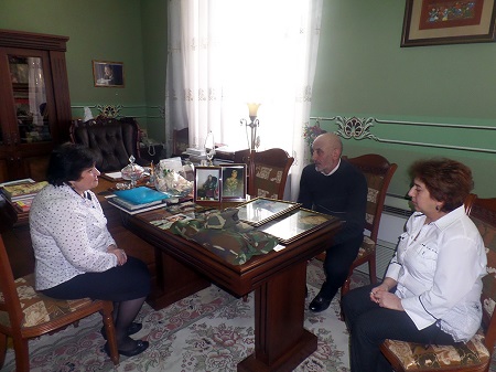 Father of a shekhid has presented the son's materials to the National Museum of Azerbaijan History