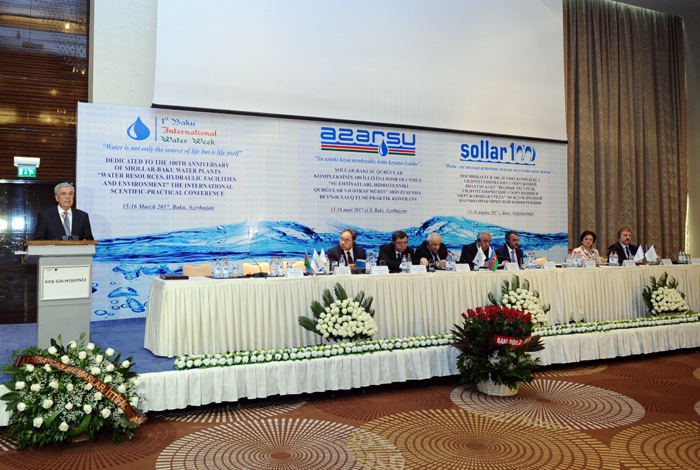 "Water resources, hydro-technical facilities and environment" international scientific-practical conference kicked off
