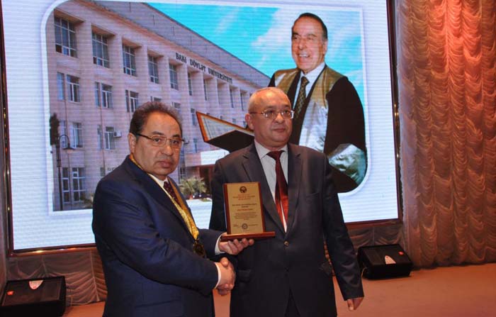 Abel Maharramov awarded the Prize and the Medal "Mahmud Kashgari"
