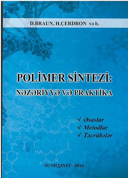 "Polimer sintezi: nəzəriyyə və praktika" kitabı çapdan çıxıb