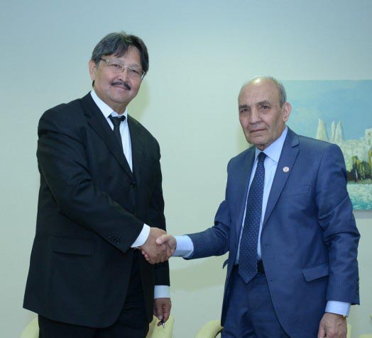 A protocol on cooperation between ANAS Institute of Linguistics and the Institute of Linguistics of the Academy of Sciences of Kazakhstan signed