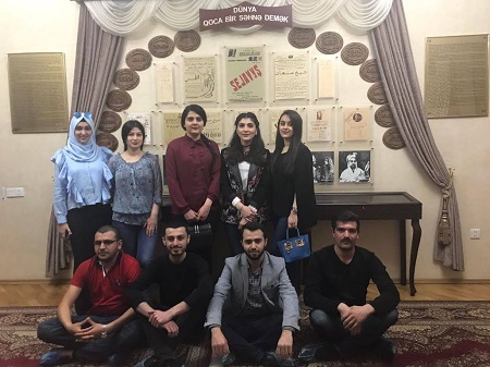 BSU students visited ANAS Huseyn Javid’s Memorial Flat