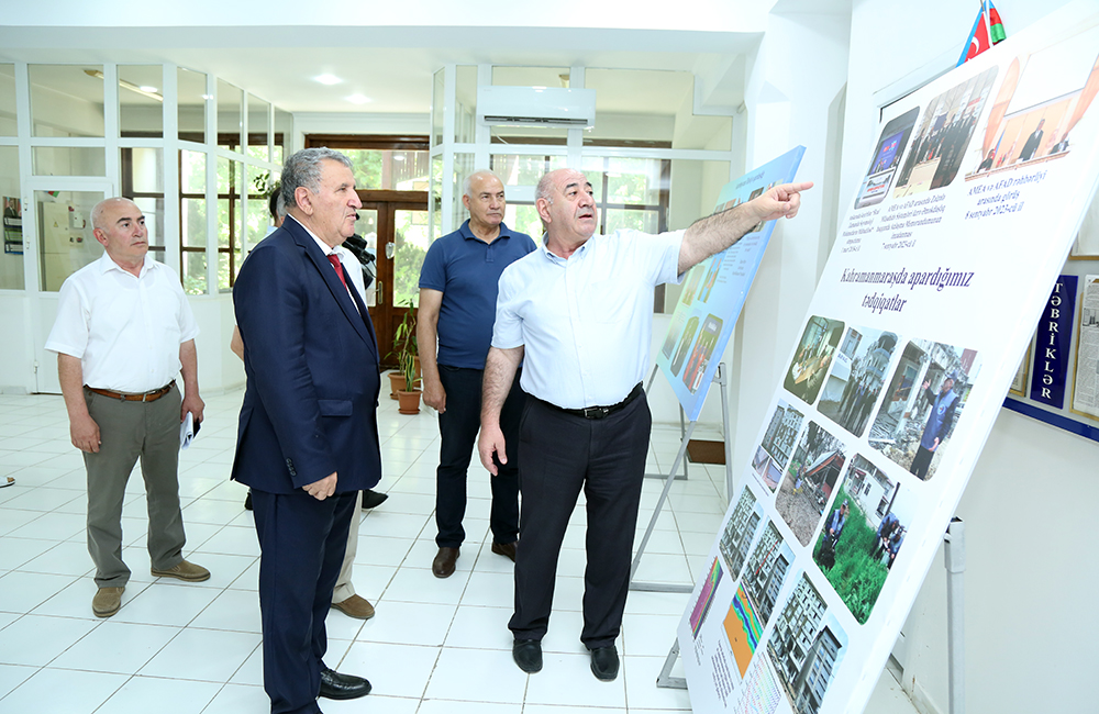 Academician Isa Habibbeyli was informed about the works in Regional Complex Seismic Monitoring Center for Karabakh and Eastern Zangezur to be established