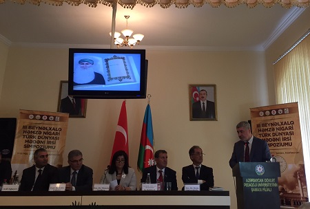 Shamakhi held 3rd International Symposium of Cultural Heritage of the Turkic World Khamza Nigari