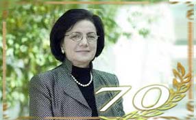 Congratulations to corresponding member of ANAS Firangiz Alizadeh on the 70th anniversary!