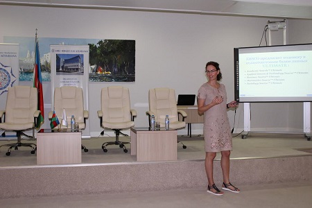 ANAS Central Scientific Library held next seminar of information base "EBSCO"