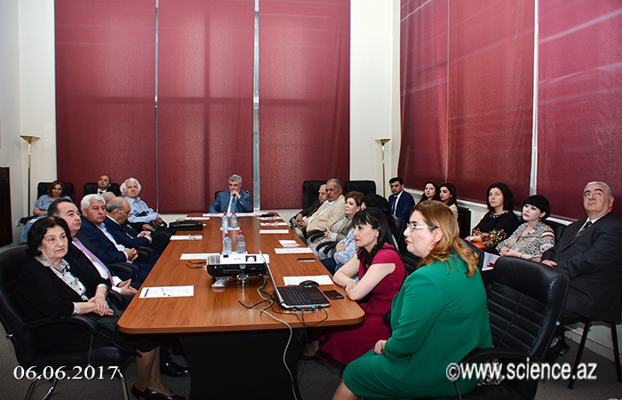 Discussions on the course of the competition "Professor of ANAS" held at the bureau meeting of the Department of the Humanities
