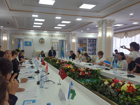 Astana within the framework of the international conference held presentation of the book "Molla Panah Vagif"