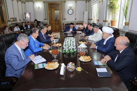 ANAS president received delegation of Uzbekistan Republic