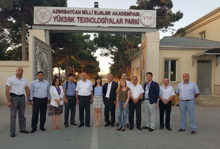 Employees of the Institute of Korea Scientific and Technical Policy visited ANAS Park of High Technologies