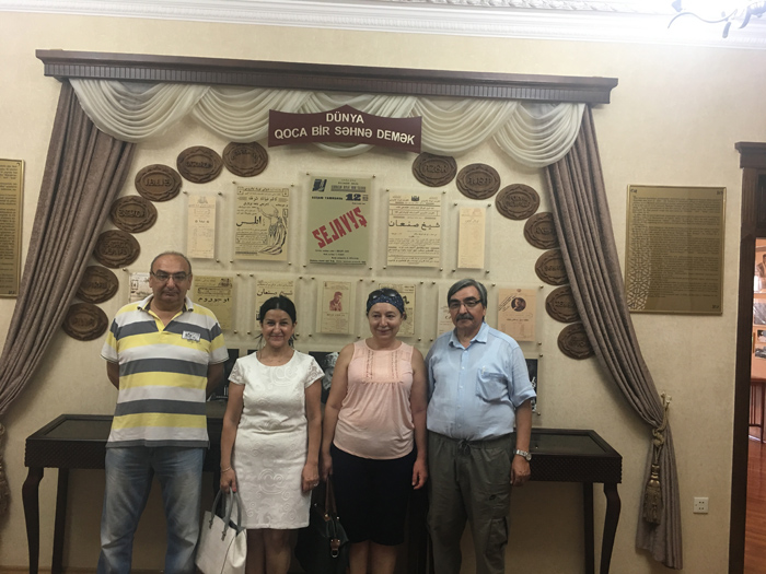 Турецкие профессора посетили Дом-музей Гусейна Джавида НАНА