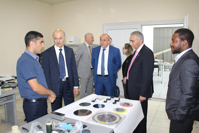 Minister of Research, Innovation and Science of the Province of Ontario Canada Reza Moridi visited the High Technology Park of ANAS