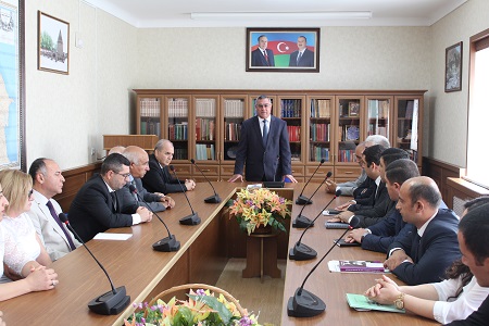 Presentation of a number of publications at Nakhchivan Department of ANAS
