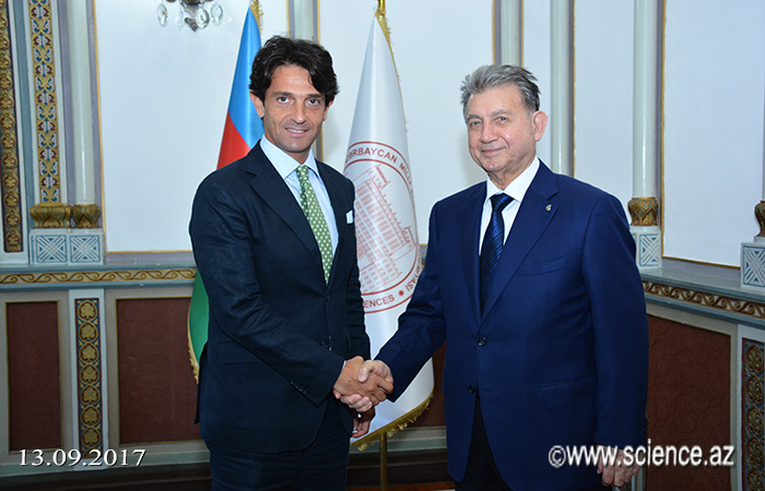 Ambassador of Italy to Azerbaijan visited ANAS Presidium