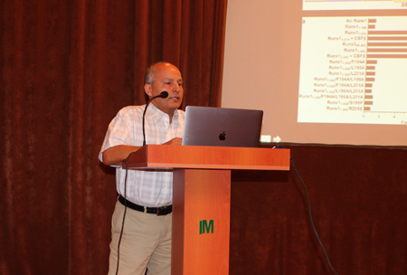 Professor of the University of Nebraska USA delivered a presentation at the Institute of Molecular Biology and Biotechnology