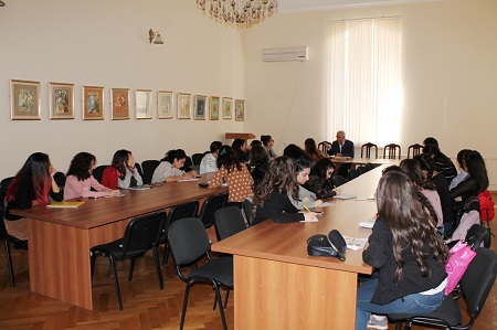 ANAS Institute of Manuscripts held lesson for the groups of "SABAH" students
