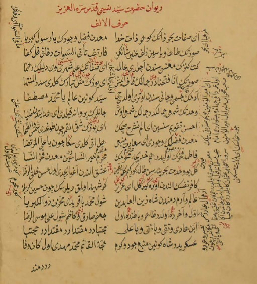 Copies of the exemplar of 2 Divan by Nasimi obtained