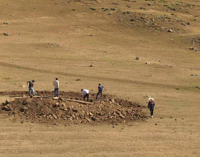 Archaeological excavations of monuments of the Bronze Age held in the Yardimli region