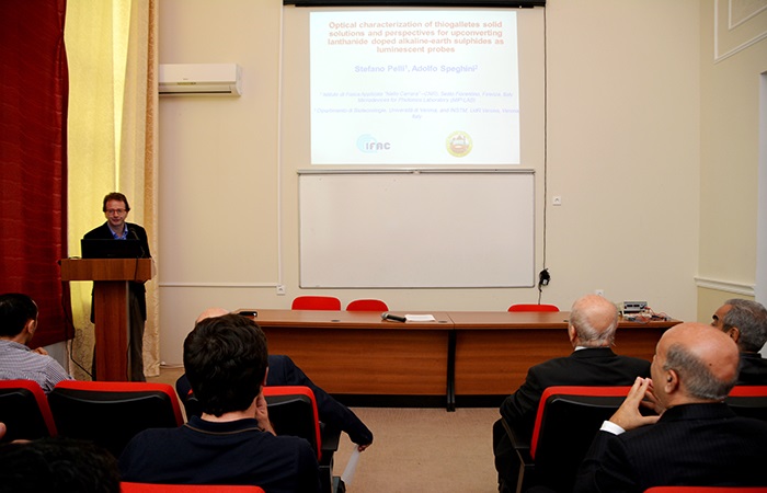 ANAS Institute of Physics hosted the event with the participation of an Italian scientist