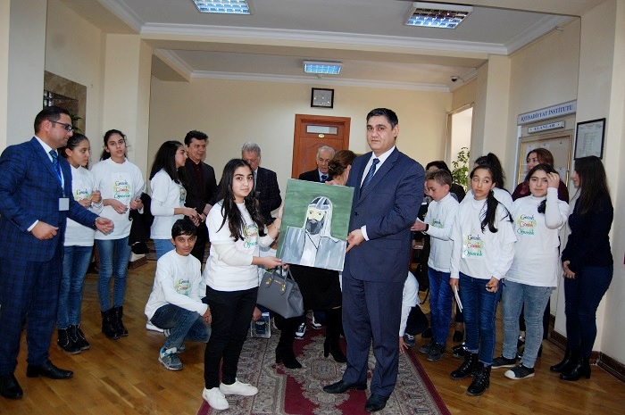"Creativity of Nizami Ganjavi in the Art of Poetry" lesson-discussion held