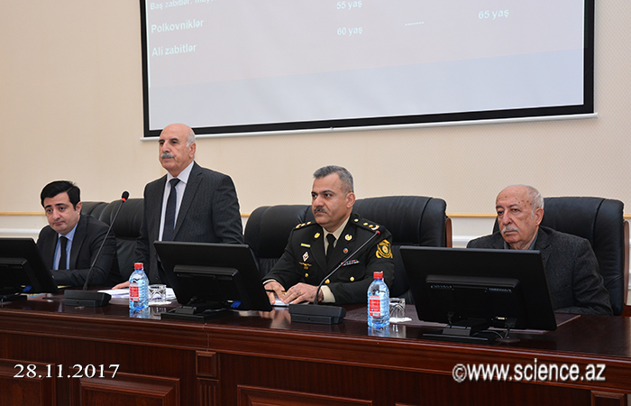 В НАНА состоялось семинарское занятие в связи с вопросами воинского учета и бронирования воинских должностей