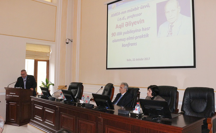ANAS held a conference dedicated to the Agil Aliyev’s 90th anniversary of prominent scientist-economist