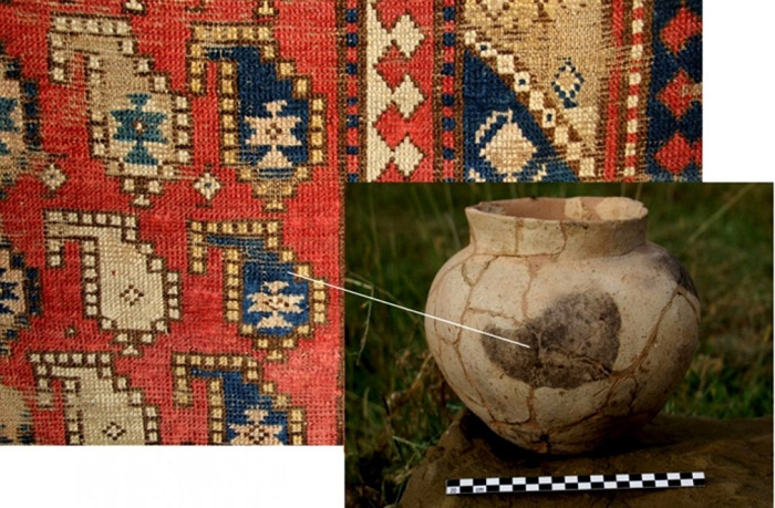 Found the most ancient example of the buta pattern in Nakhchivan