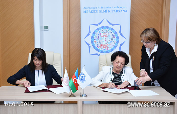 Подписан меморандум о сотрудничестве между Аппаратом Омбудсмена и Центральной научной библиотекой НАНА